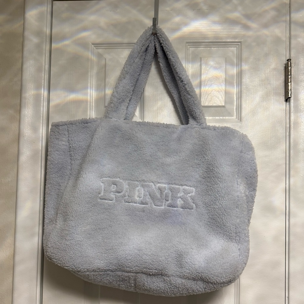PINK Victoria's Secret Soft Gray Tote